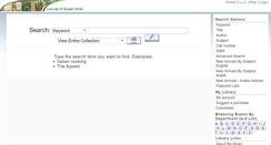 Desktop Screenshot of library.sharjah.ac.ae